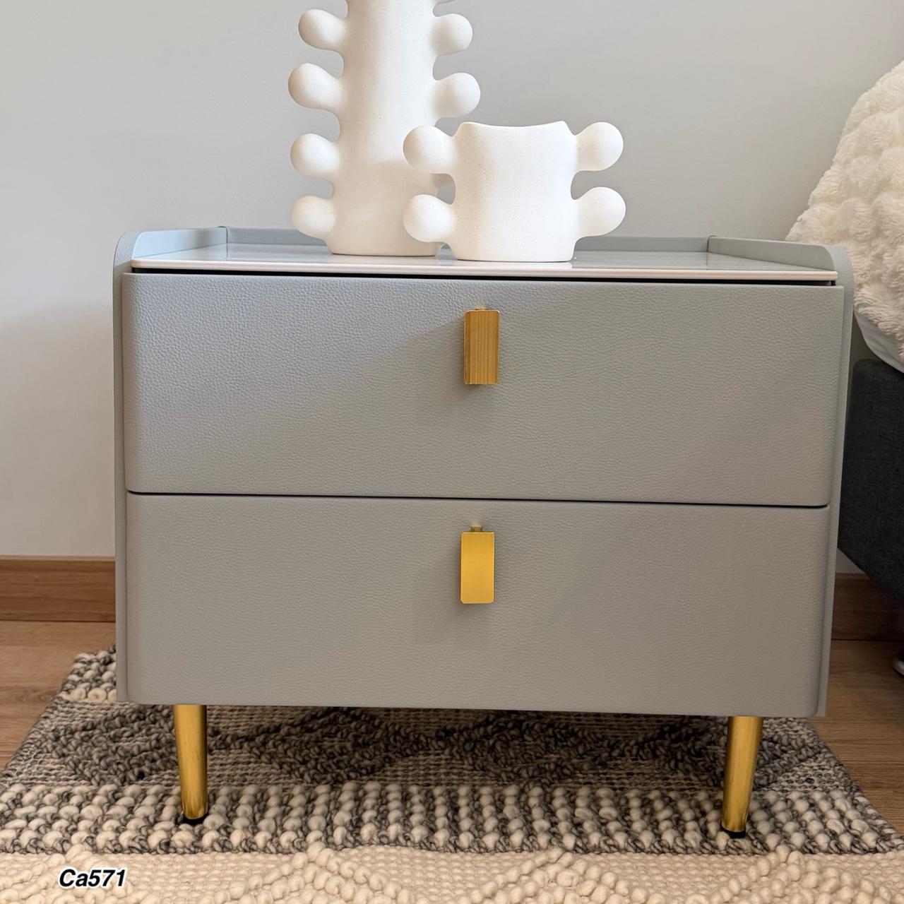 Nochero gris cuadrado 50cm* 40cm* 46cm