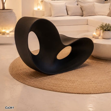 Silla mesedora exterior negro 114cm* 78cm* 58cm YZ012