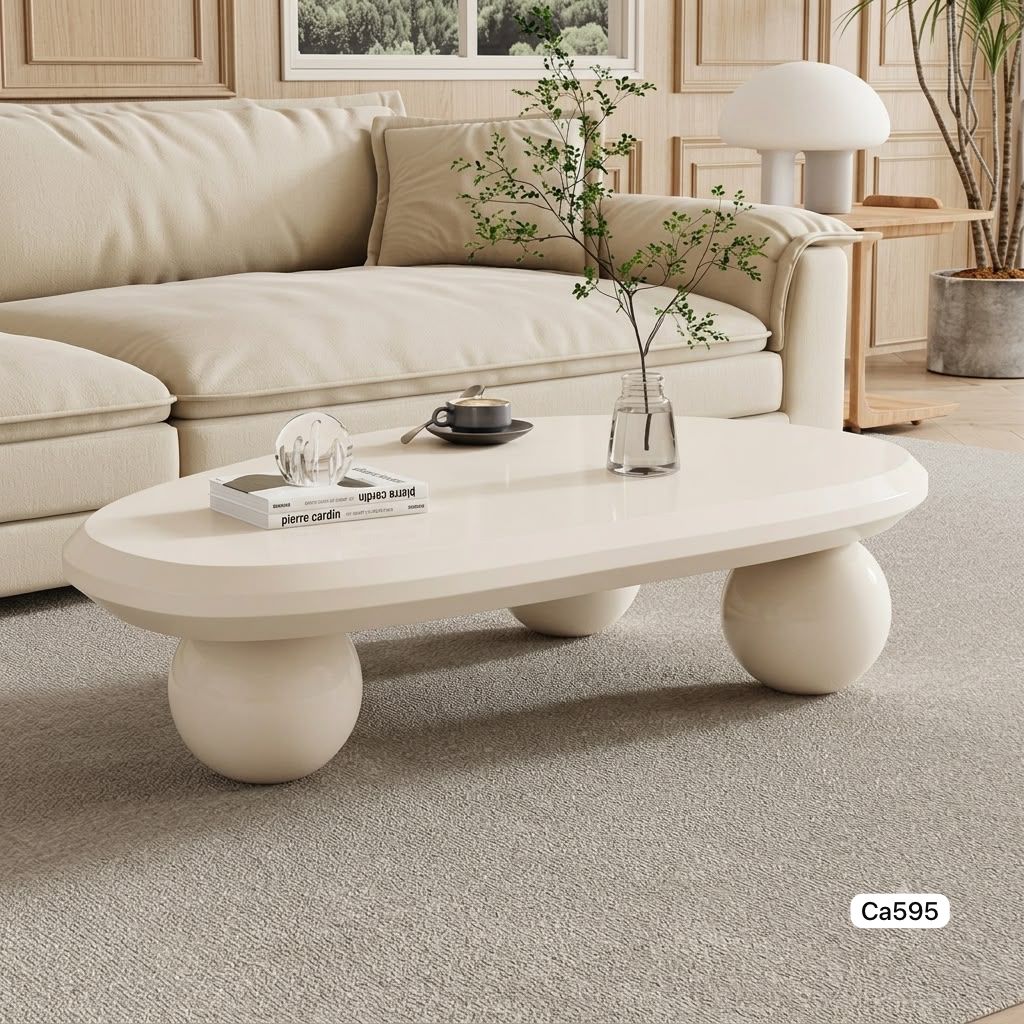 Mesa de centro blanco madera 100cm* 68cm* 30cm