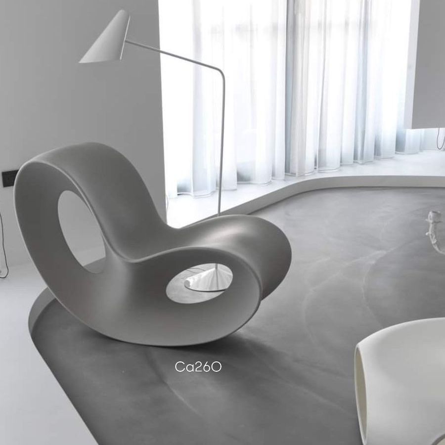 Silla mesedora exterior gris 114cm* 78cm* 58cm YZ012