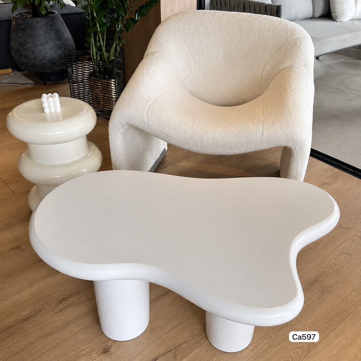 Mesa de nube blanco madera 100cm* 69cm* 40cm