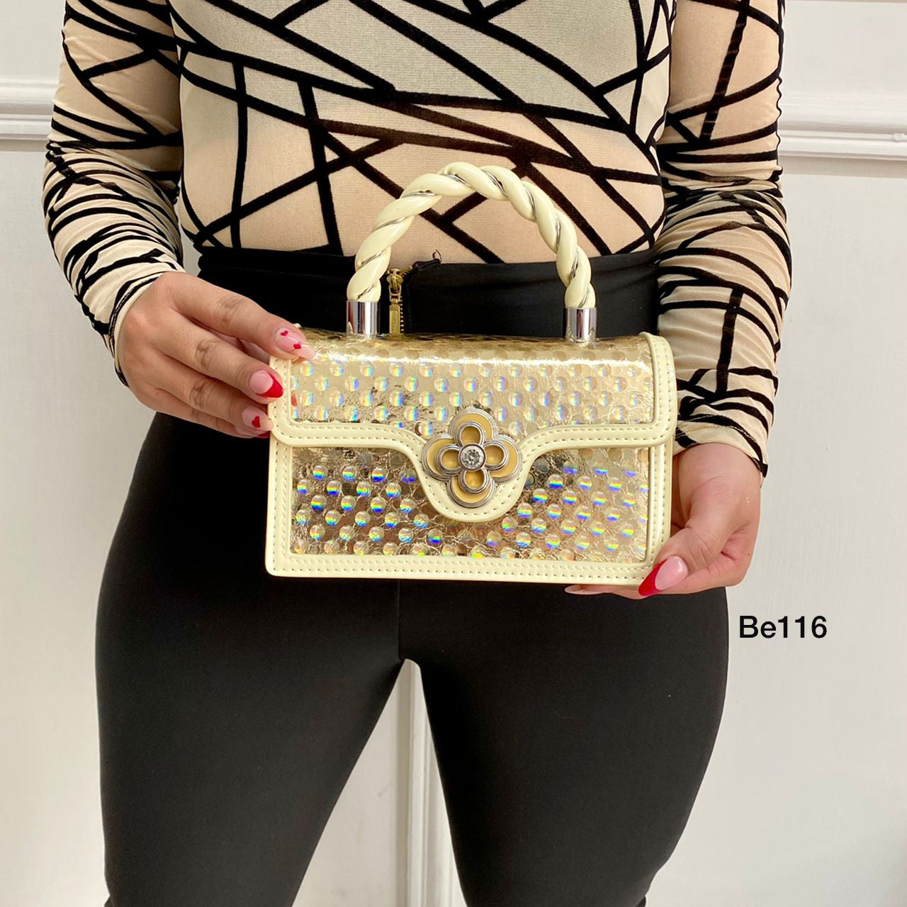 Bolso dorado 12cm*19cm 22-024 C-B