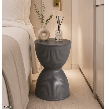 Mesa auxiliar gris 31cm* 31cm* 46cm