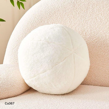 Cojin de bola blanco 30cm* 30cm