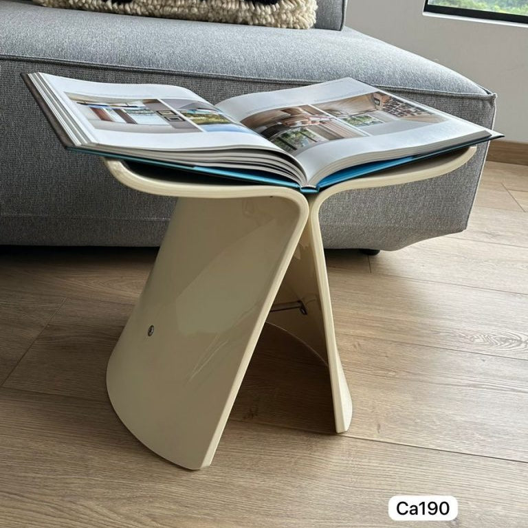 Mesa auxiliar mariposa blanco 43cm* 30cm* 38.5cm