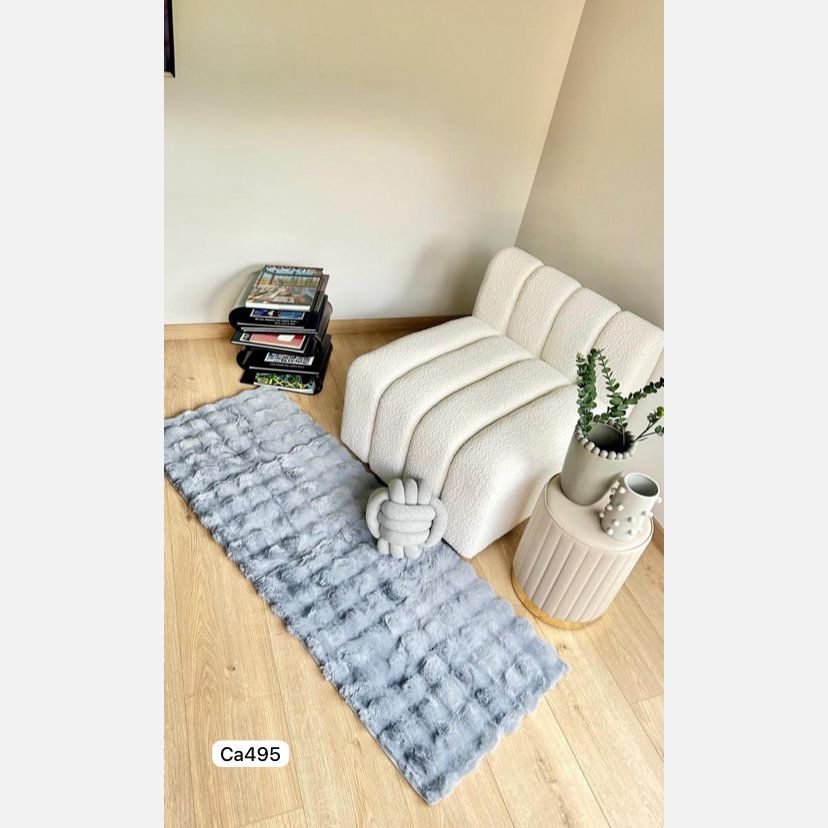 Alfombra gris 60cm* 120cm