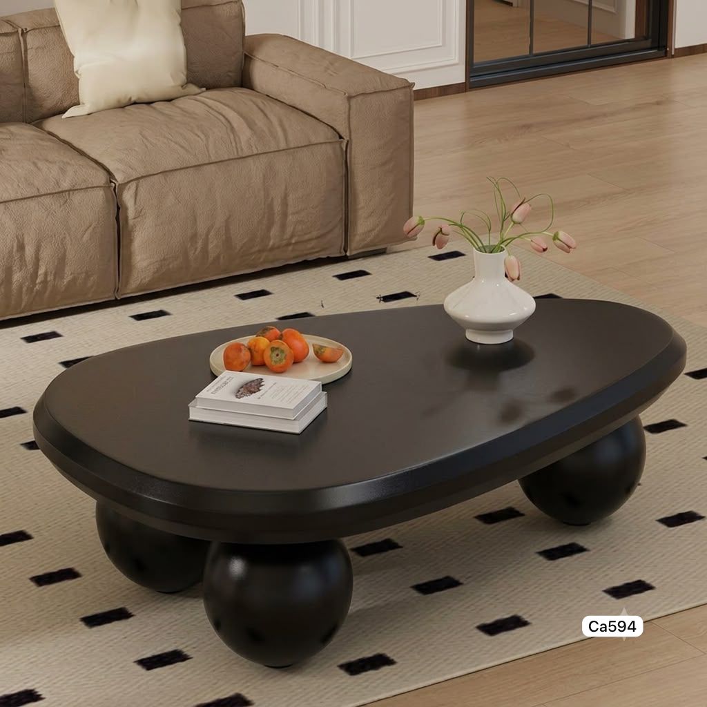 Mesa de centro negro madera 100cm* 68cm* 30cm