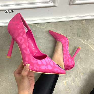 Stiletto textura fucsia tacon 10cm Y7034 C3