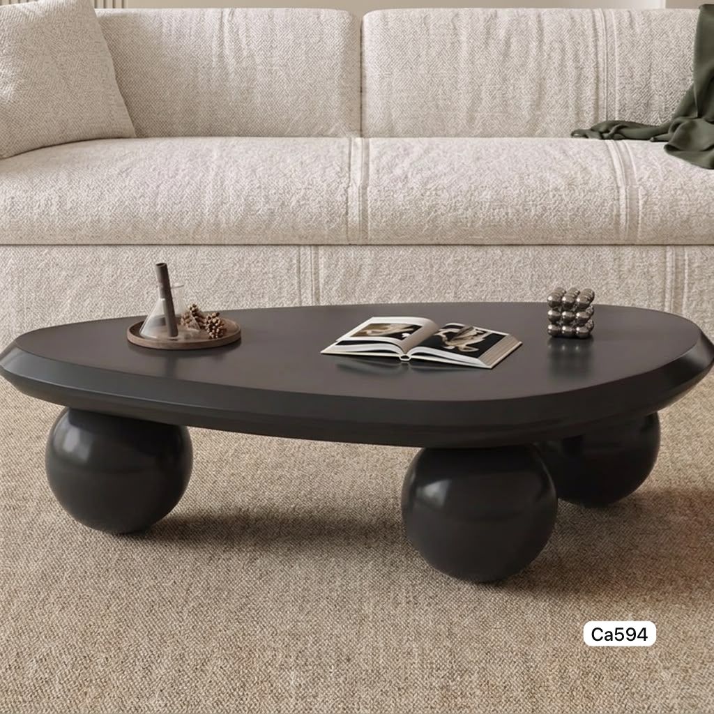 Mesa de centro negro madera   100cm* 68cm* 30cm