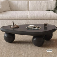 Mesa de centro negro madera   100cm* 68cm* 30cm