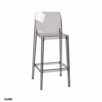 Silla de barra gris transparente  PC  48cm* 47.5cm* 94cm