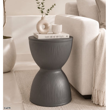 Mesa auxiliar gris  31cm* 31cm* 46cm