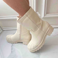 Botin Beige suela 5Cm U8B-AX20790-9