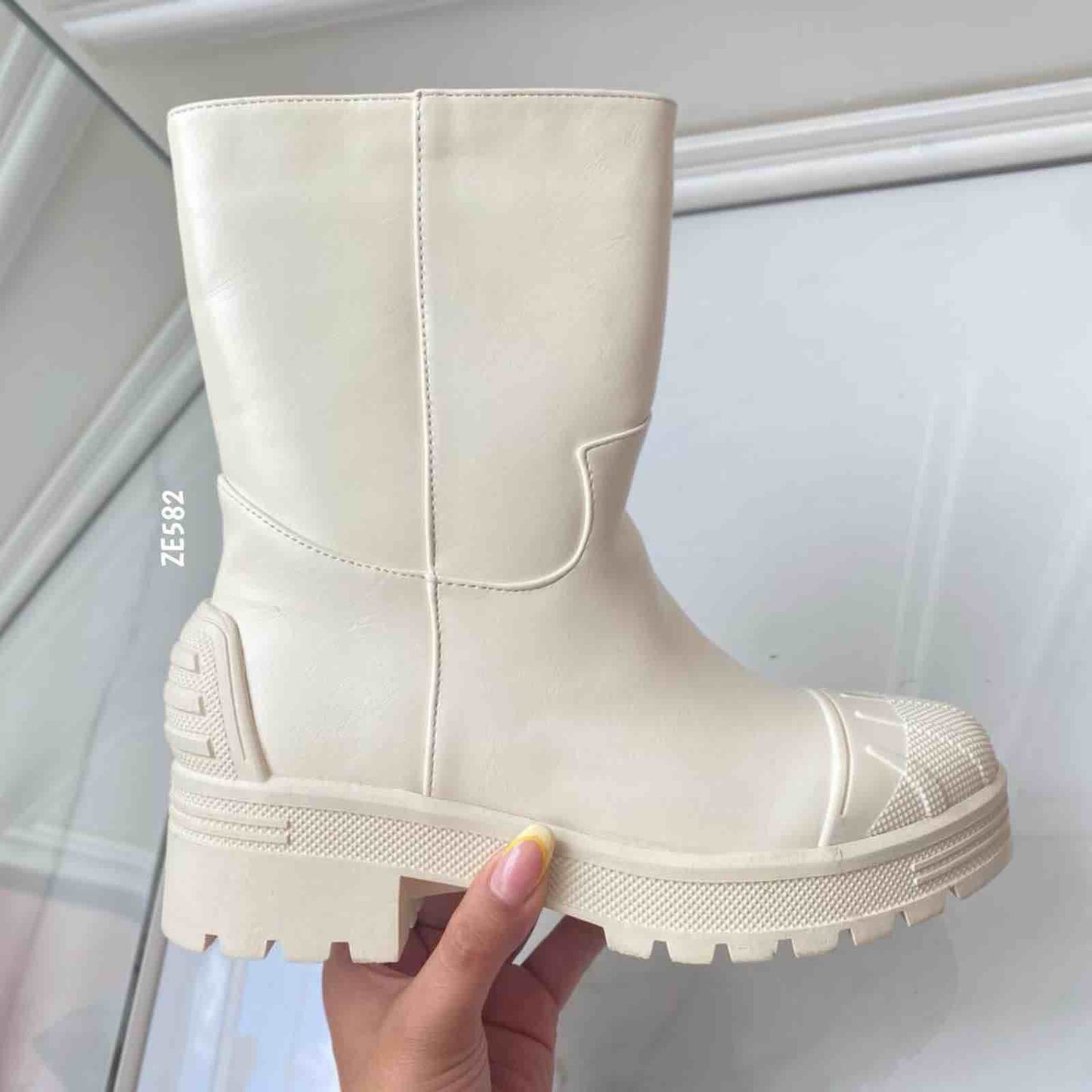 Botin Beige suela 5Cm U8B-AX20790-9