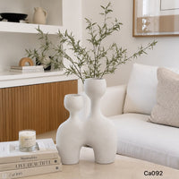 Jarron decorativo irregular grande   29cm* 10cm* 30.5cm