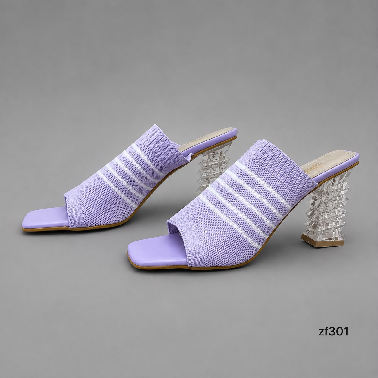 Sandalia lila tacon 8cm 630 C2