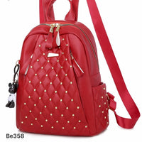 Morral rojo apliques dorados  26cm*  31cm  561  C-B