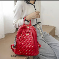 Morral rojo apliques dorados  26cm*  31cm  561  C-B