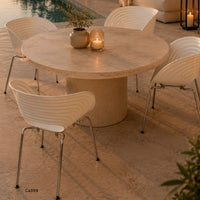 Silla de comedor blanco estilo nordico  62cm* 65cm* 77cm