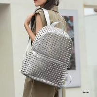 Morral plateado taches   39cm* 13cm* 42cm    C-24035