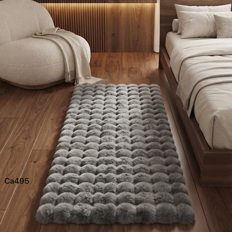 Alfombra gris   60cm* 120cm
