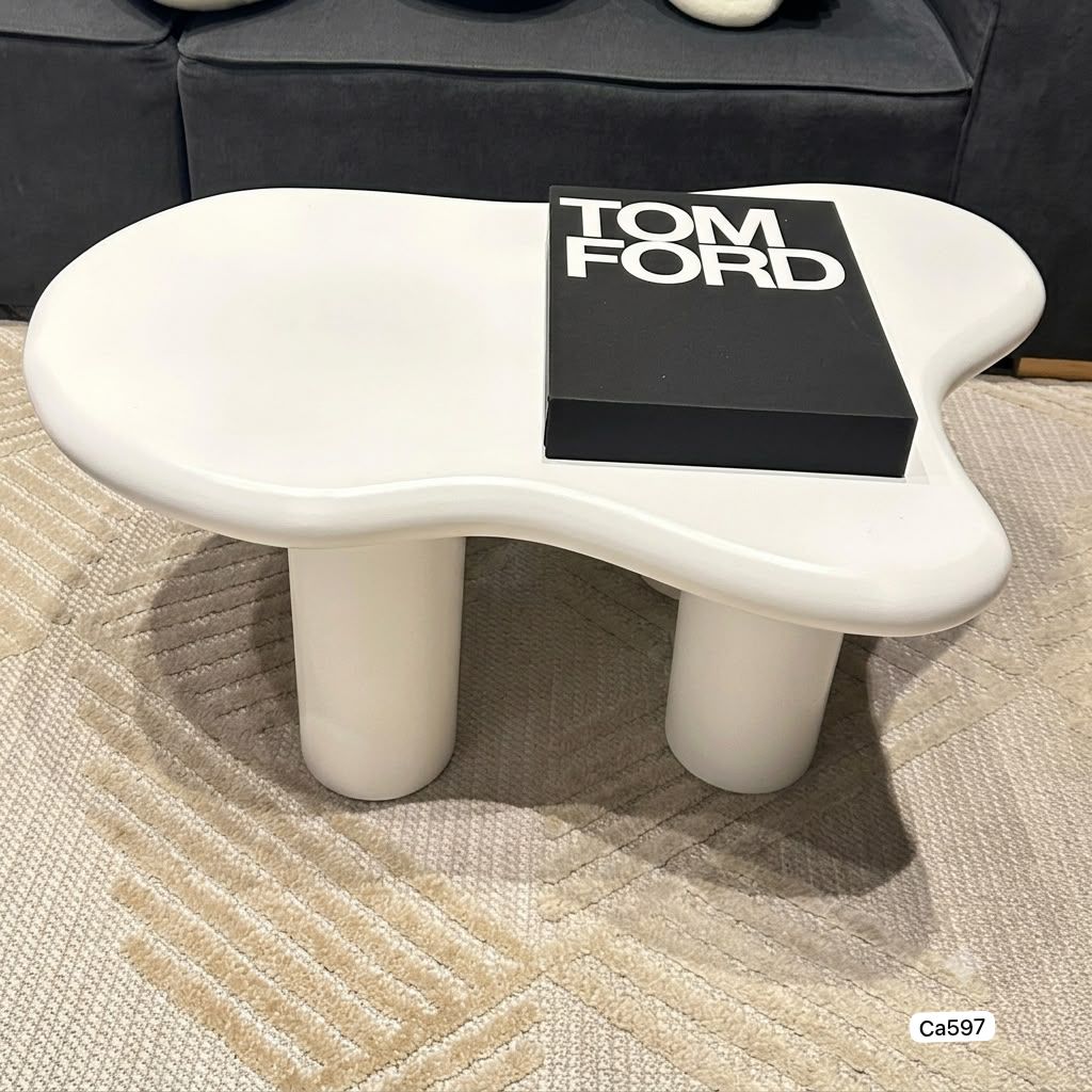 Mesa de nube blanco madera  100cm* 69cm* 40cm