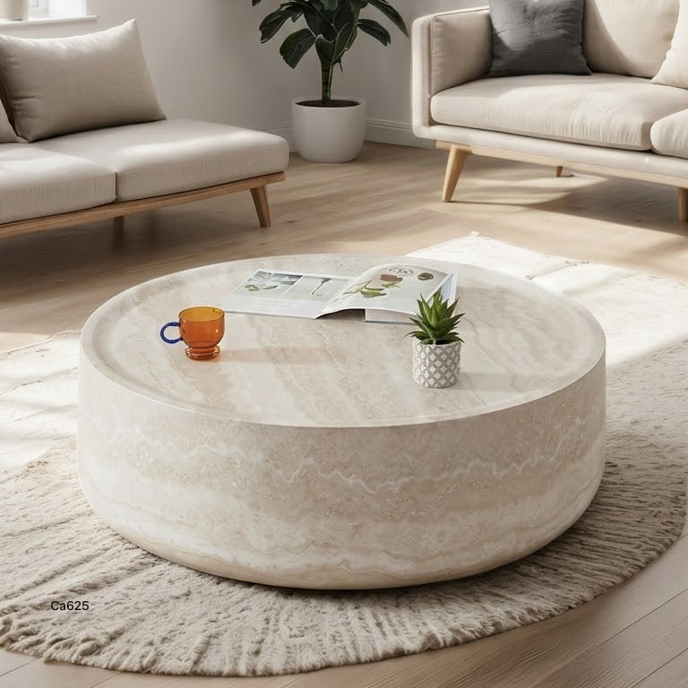 Mesa de centro gris fibra de vidrio  80cm* 30cm