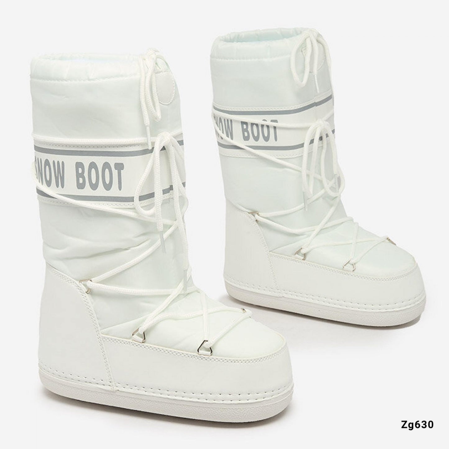 Bota blanco tipo nieve NB618   C-77