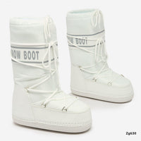 Bota blanco tipo nieve NB618   C-77