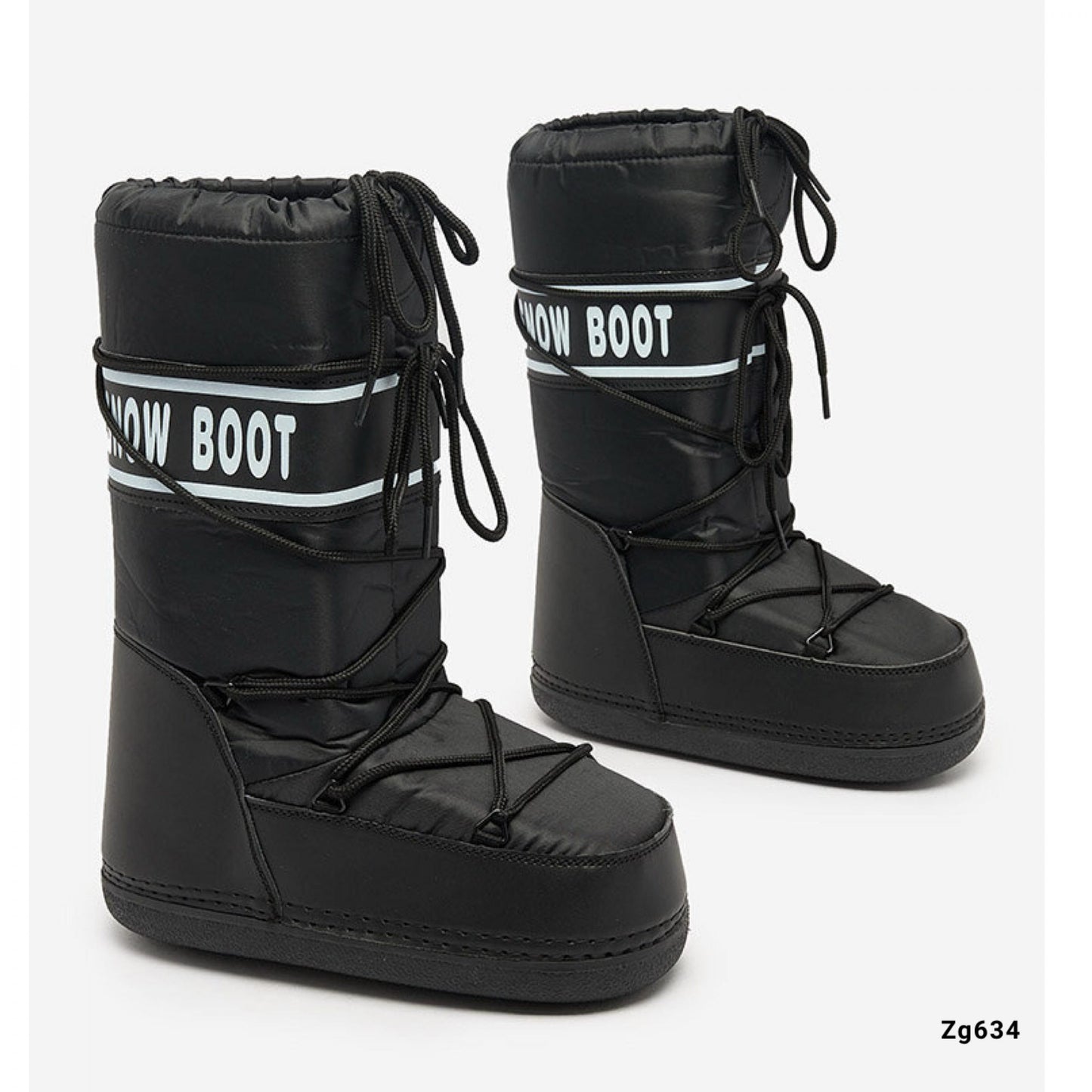 Bota negro tipo nieve NB618   C-77
