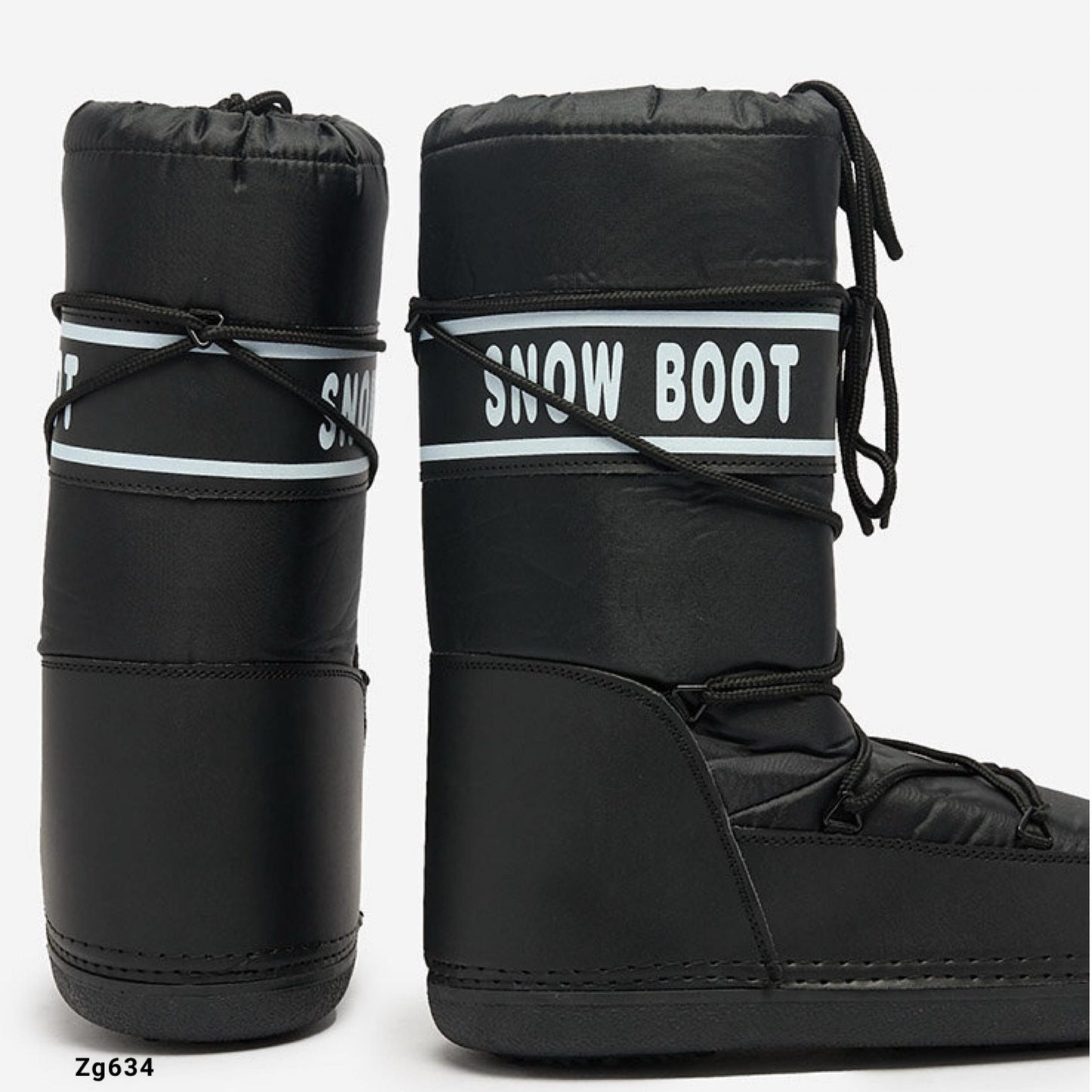 Bota negro tipo nieve NB618   C-77