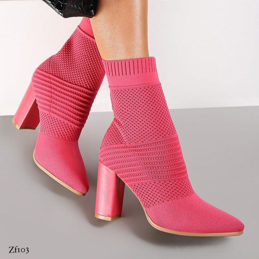 Botin fucsia tacon 10cm    5635A    C40