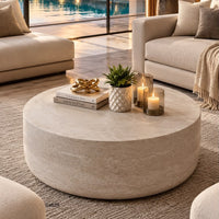 Mesa de centro gris fibra de vidrio  80cm* 30cm