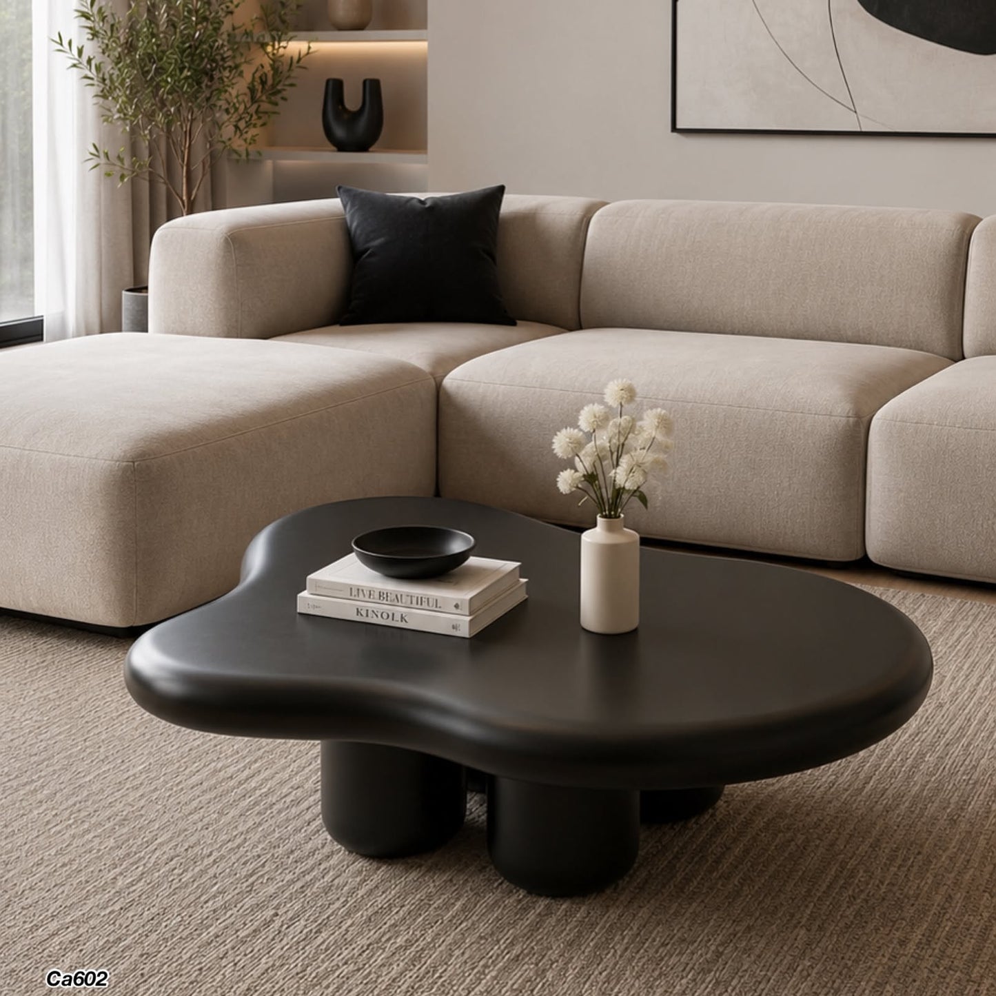 Mesa de nube negro madera 100cm* 69cm* 40cm