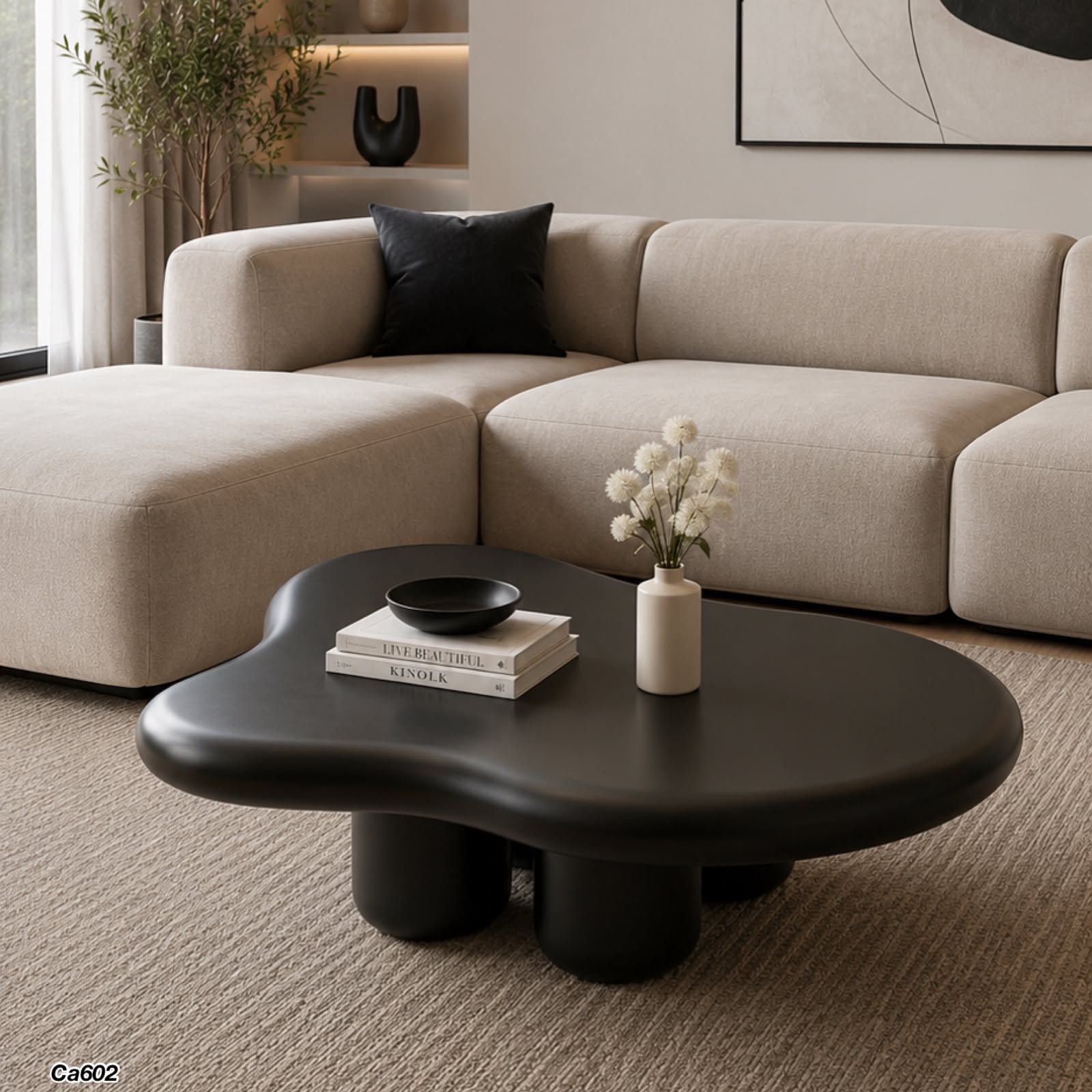 Mesa de nube negro madera 100cm* 69cm* 40cm