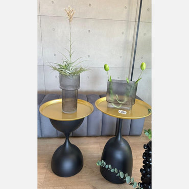 Florero de vidrio textura gris  20cm* 9.5cm* 18cm