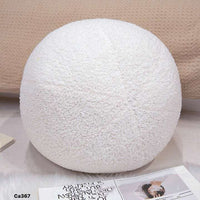 Cojin de bola blanco  30cm* 30cm