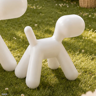 Silla perro blanco pequeño  56cm* 35cm* 45cm