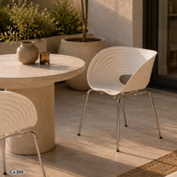 Silla de comedor blanco estilo nordico  62cm* 65cm* 77cm