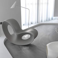 Silla mesedora exterior gris  114cm* 78cm* 58cm   YZ012