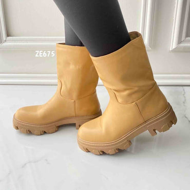 Bota camel suela 3cm  U8AX2115-2