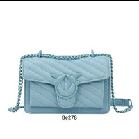 Bolso azul aplique 22cm*  15cm  W1152  C-B