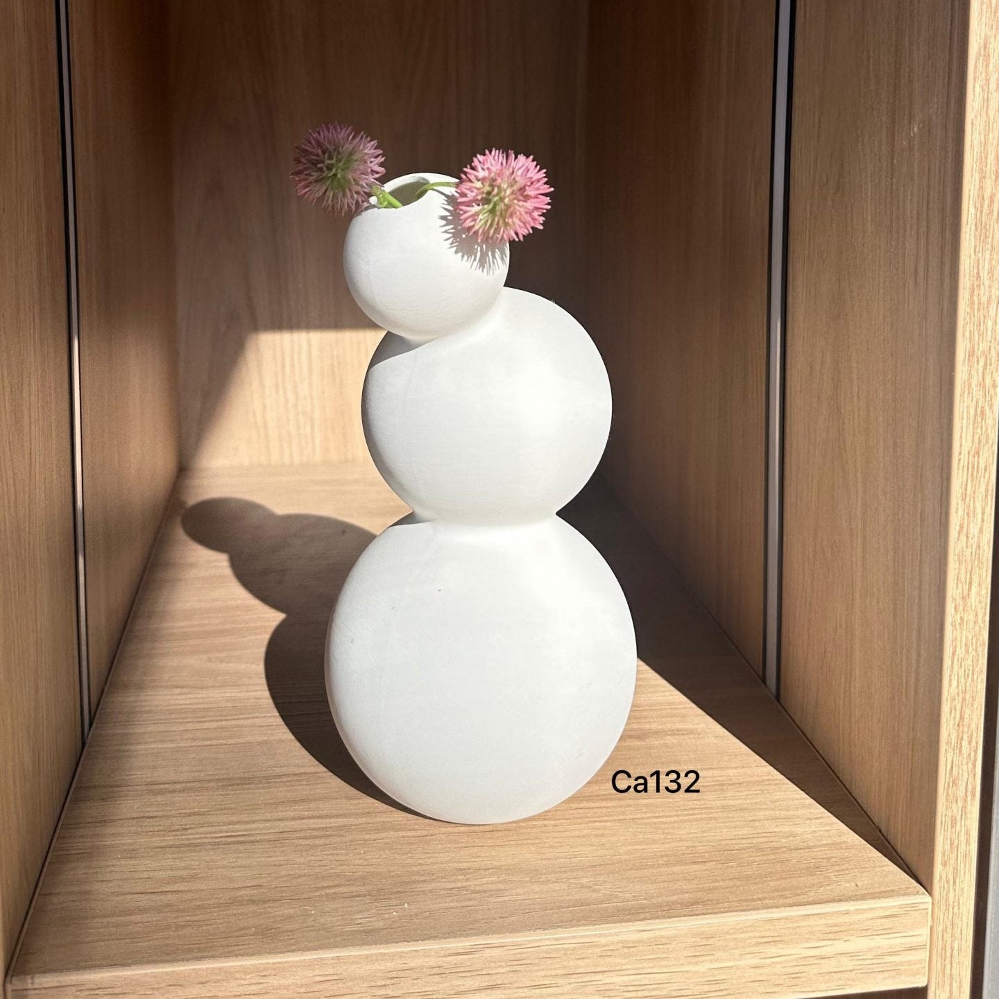 Jarron 3 bolas ceramica  11cm* 23cm