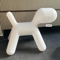 Silla perro blanco grande  69cm* 42cm* 54cm