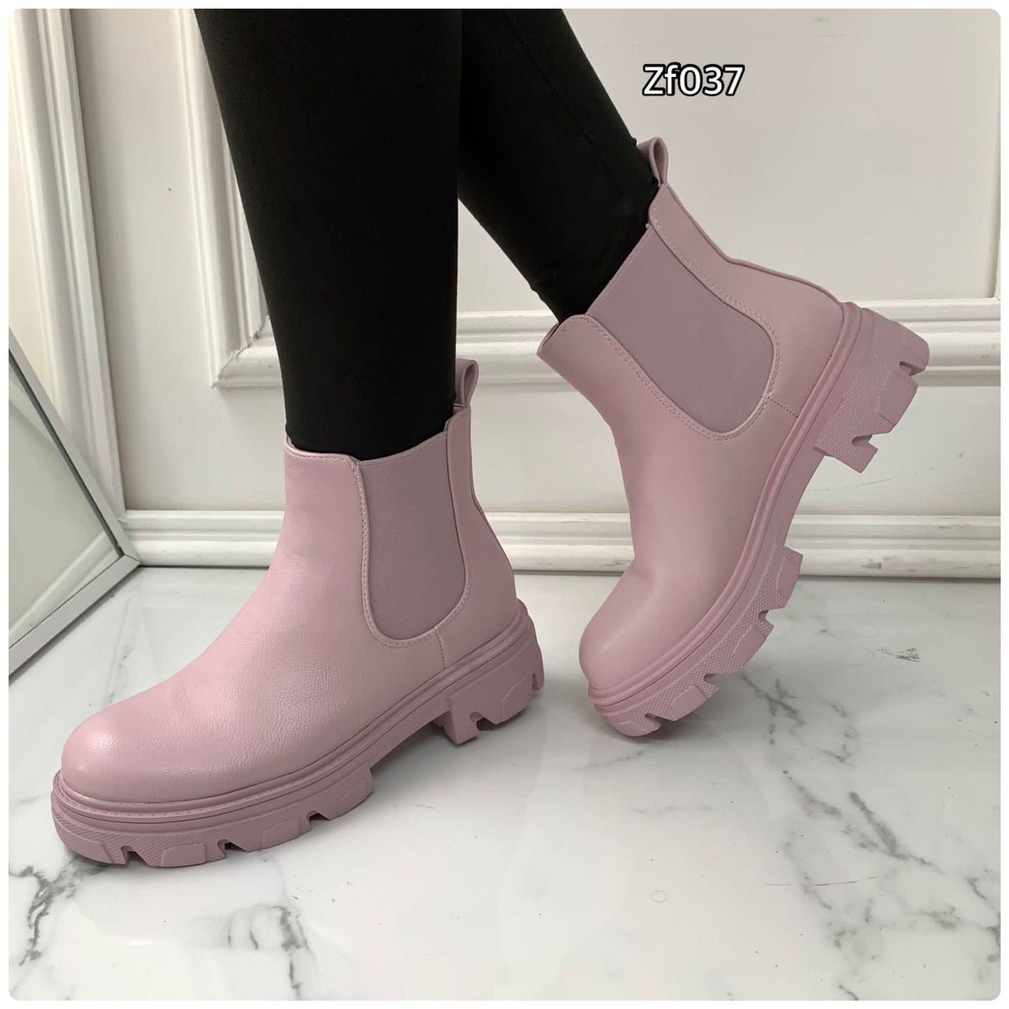 Botin lila suela 4cm  S9AX18809-1  C27