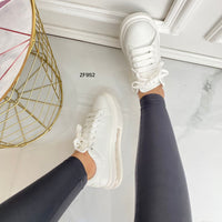 Tenis blanco recamara 3cm   TN09#   C-1