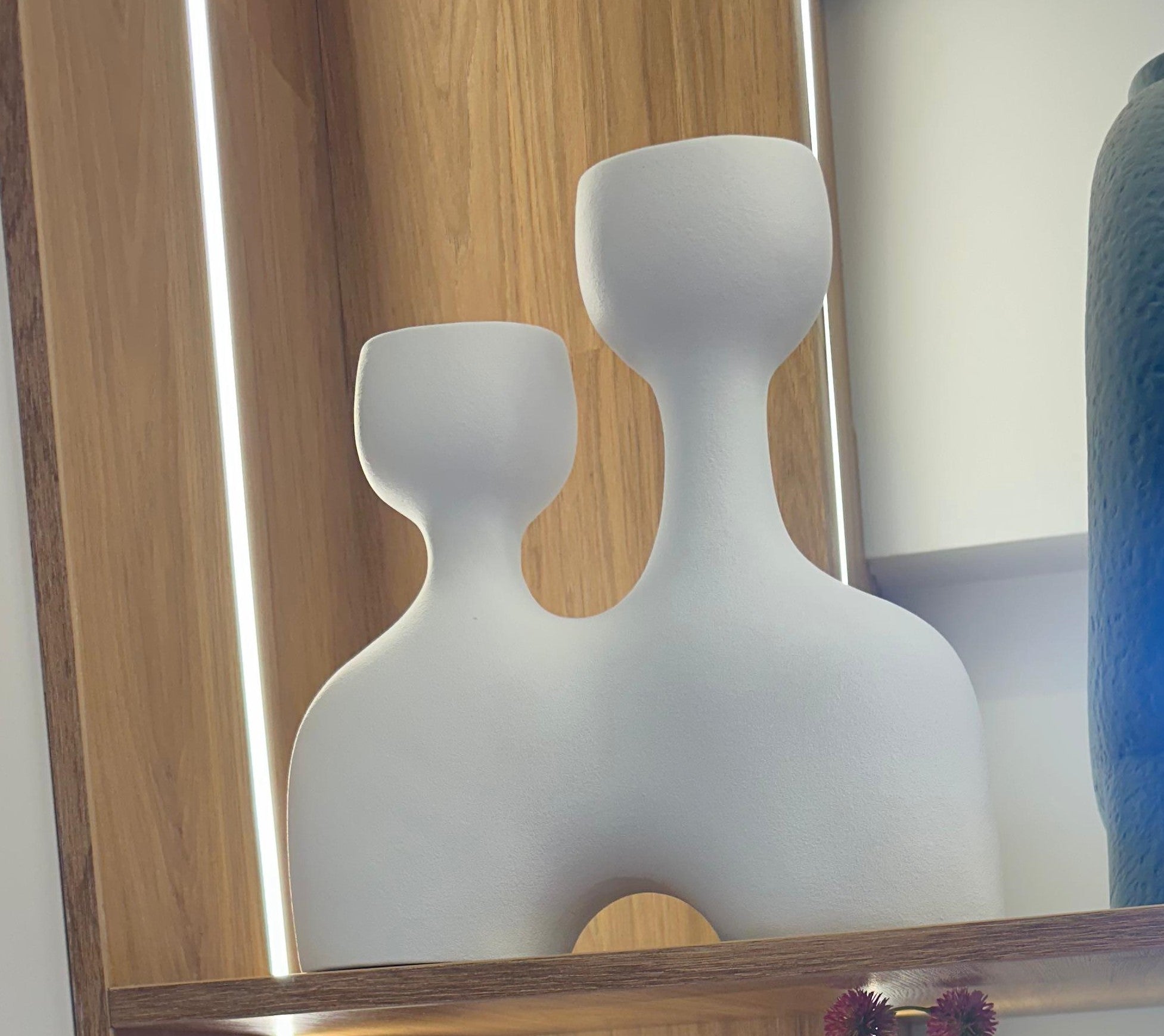 Jarron decorativo irregular grande   29cm* 10cm* 30.5cm