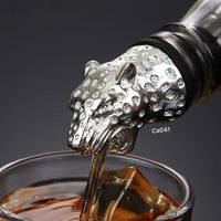 Dispensador de botellas metalico jaguar plateado  10cm* 3.5cm