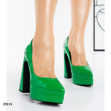 Tacon verde plataforma 4cm tacon 13cm  LD-1163   C2