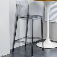 Silla de barra gris transparente  PC  48cm* 47.5cm* 94cm